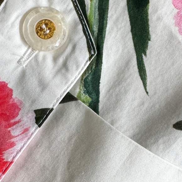 Dolce & Gabbana Carnation Print Poplin Romper - Picture 9 of 11